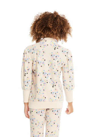 Chaser, Chaser Hearts Hearts Hearts 1/4 Zip Pullover - Basically Bows & Bowties
