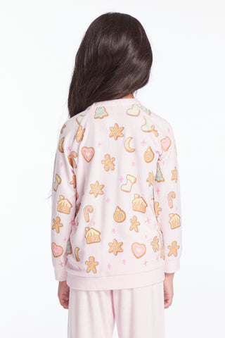 Chaser Christmas Cookies Girls Pullover