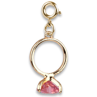 Charm It! Gold Heart Ring Charm
