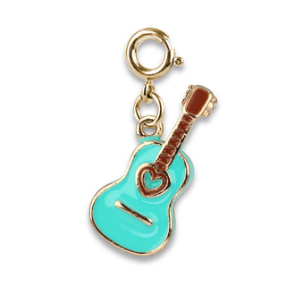 Charm It! Gold Rebel Girls Guitar Charm