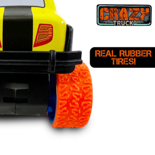 Crazy Trucks Die Cast Pull-Back Trucks 10pc Set