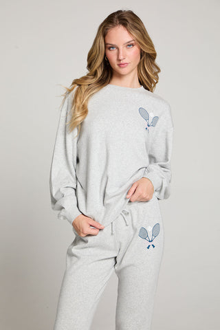 Chaser, Chaser Tennis Club Long Sleeve Pullover - Basically Bows & Bowties