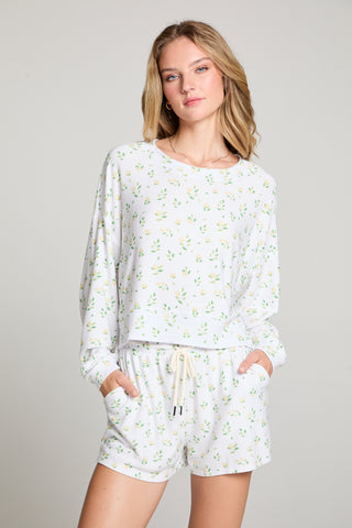 Chaser Allover Lemons Women's Long Sleeve