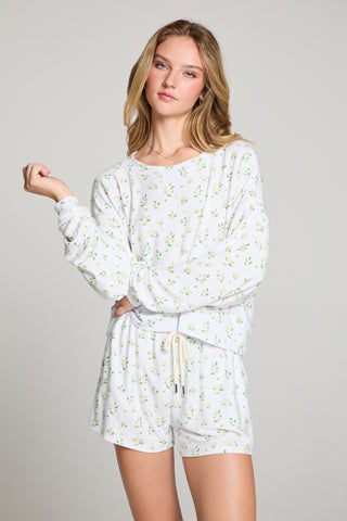 Chaser Allover Lemons Women's Long Sleeve