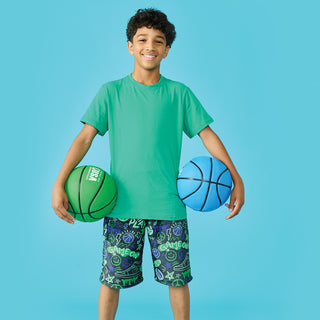 Iscream Corey Paige Graffiti Gamer Plush Board Shorts