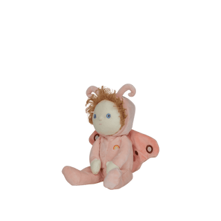 Olli Ella Dinky Dinkum Backyard Buddies - Millie Moth Pink