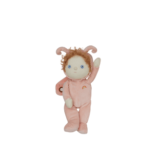 Olli Ella Dinky Dinkum Backyard Buddies - Millie Moth Pink