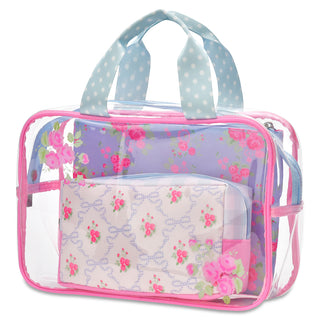 Iscream Ditsy Floral Cosmetic Bag Trio