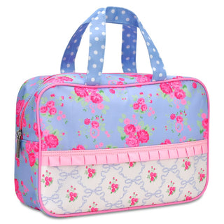 Iscream, Iscream Ditsy Large Cosmetic Bag - Basically Bows & Bowties