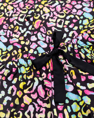 Sunshine Society Kids Silky Animal Short Sleeve with Shorts Set