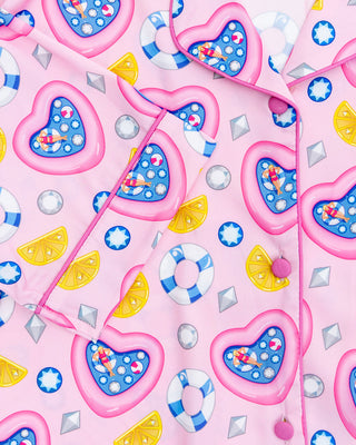 Sunshine Society Kids Pool Party Short Sleeve with Shorts Set