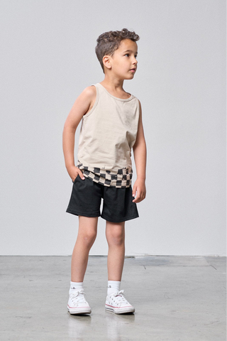 Little Bipsy Checkered Tank