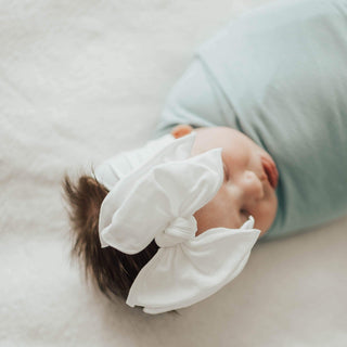 Baby Bling, Baby Bling FAB Headband - White - Basically Bows & Bowties
