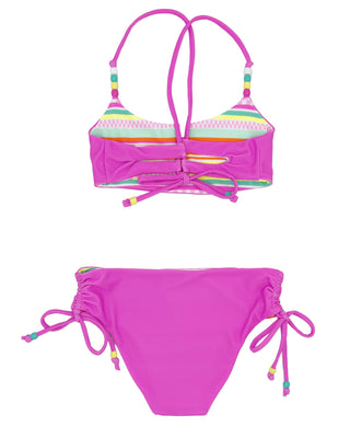 Feather 4 Arrow 4 The Good Vibes Reversible Bikini - Hot Pink