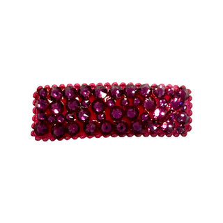 Bari Lynn, Bari Lynn All Over Swarovski Crystal Snap Clip - Fuchsia - Basically Bows & Bowties