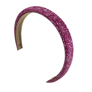 Bari Lynn, Bari Lynn Fully Crystalized Thin Headband - Fuchsia - Basically Bows & Bowties