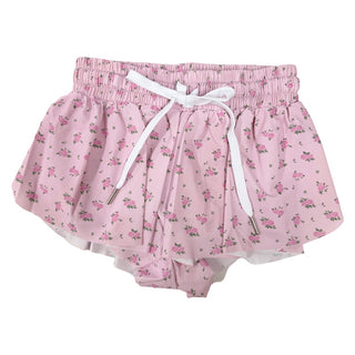 KatieJ NYC Tween Farrah Short - Blush Rose Ditsy