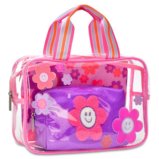 Iscream Groovy Smiles Cosmetic Bag Trio