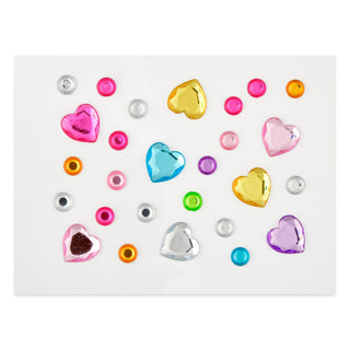 Iscream, Iscream Happy Heart Face Gems - Basically Bows & Bowties