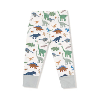 Angel Dear, Angel Dear Long Sleeve Loungewear Set - Washy Dinos - Basically Bows & Bowties
