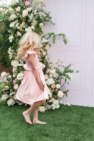 In My Jammers Victoria Smocked Twirl Dress