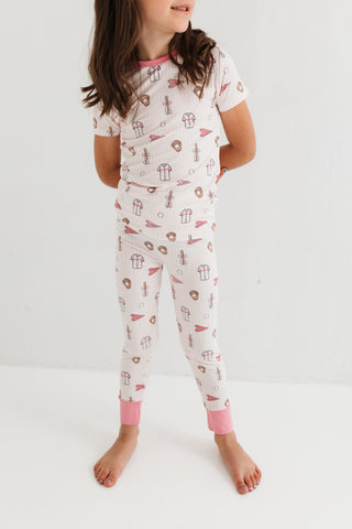 In My Jammers Pink Baseball Two Piece Set