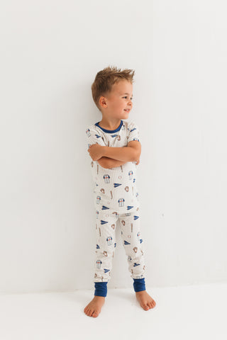 In My Jammers Blue Baseball Two Piece Set