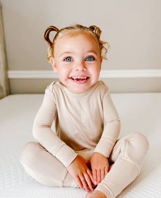 Gunamuna, Gunamuna Convertible Romper Footie - Blush - Basically Bows & Bowties