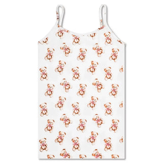 Iscream Beary Cute Cami
White tank top with teddy bear pattern on a white background