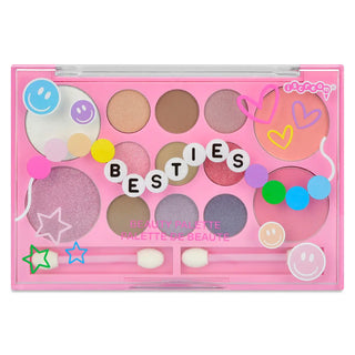 Iscream Besties Beauty Palette
Makeup palette with colorful design and 'BESTIES' text on a white background