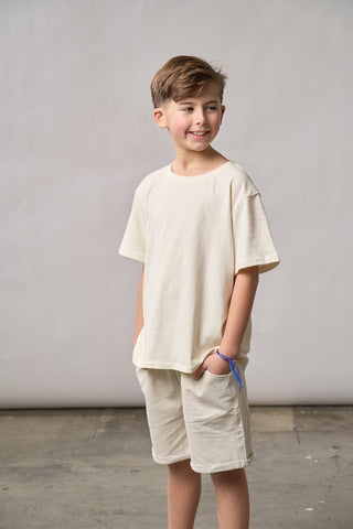 Little Bipsy Elevated Tee - Almond