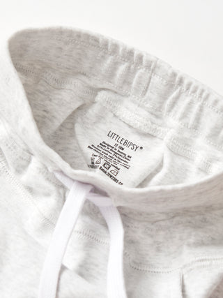 Little Bipsy Collection, Little Bipsy Jogger - Light Heather Grey - Basically Bows & Bowties