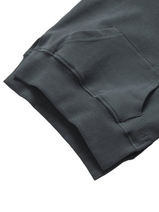 Little Bipsy Pocket Pullover - Shadow
Dark gray sweatpants with a brand logo on a light gray background