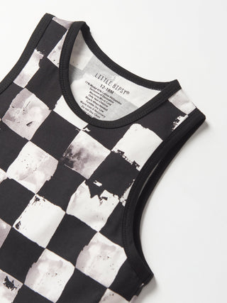 Little Bipsy Checkered Tank Romper