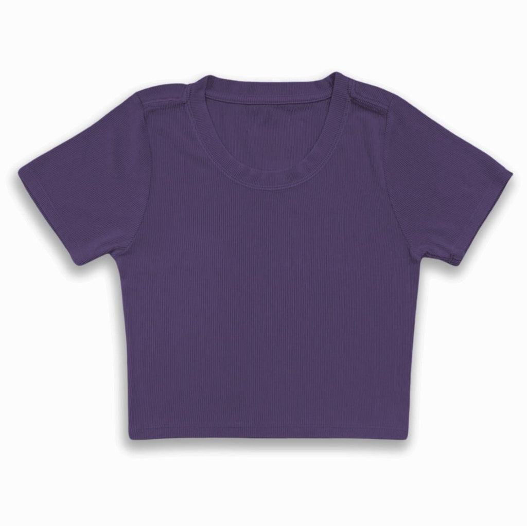 Katie J NYC Girls Tween Livi Long Sleeve Tee Ribbed Tee 2.0 (LONGER) - Ecru