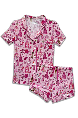 KatieJ NYC Lynn Shorts Lounge Set - Girly Things: Tween