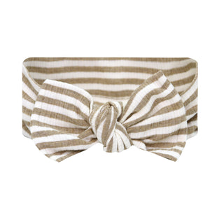 Lou Lou and Company Ribbed Headband - Indy
Striped headband with a knot on a white background