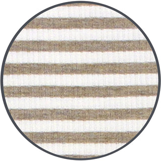 Lou Lou and Company Top and Bottoms - Indy
Close-up of a fabric with brown and white striped pattern