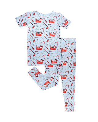 Lev Baby, Lev Baby Matt Pajama Set - Basically Bows & Bowties