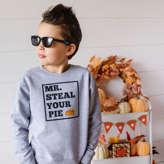 Sweet Wink Mr Steal Your Pie Thanksgiving Sweatshirt, Sweet Wink, cf-size-2t, cf-size-3t, cf-size-4t, cf-size-5-6y, cf-size-7-8y, cf-type-sweatshirt, cf-vendor-sweet-wink, Mr Steal Your Pie,