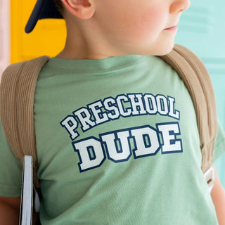 Sweet Wink Preschool Varsity Short Sleeve T-Shirt - Sage