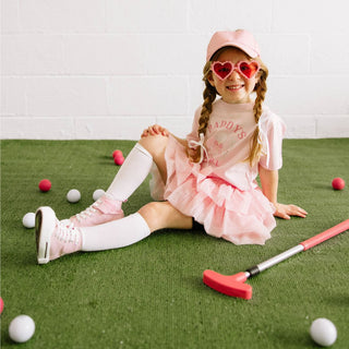 Sweet Wink Daddy's Golf Girl Short Sleeve T-Shirt - Ballet