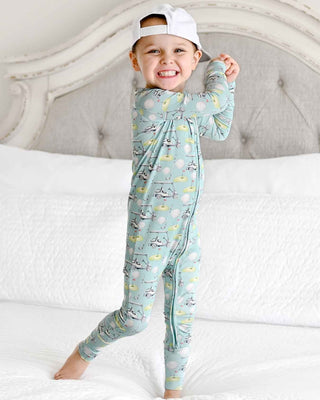 Lev Baby Noa Poppy Convertible Zipper Romper