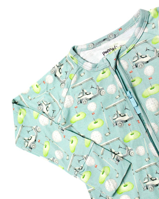 Lev Baby Noa Poppy Convertible Zipper Romper