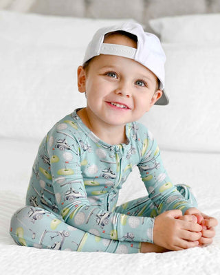 Lev Baby Noa Poppy Convertible Zipper Romper