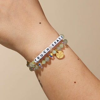 Little Words Project, Little Words Project Bracelet - Touch Grass - Basically Bows & Bowties