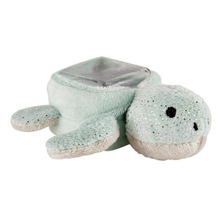 Gentle Sea Horse Stephan Baby Boo Bunnie® & Beach Friends
Plush turtle toy with a glass container on a white background