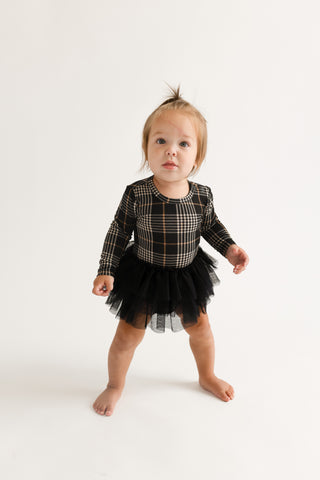 Posh Peanut Sanders L/S Tulle Skirt Bodysuit, Posh Peanut, cf-size-0-3-months, cf-size-12-18-months, cf-size-18-24-months, cf-size-2t, cf-size-3-6-months, cf-size-6-12-months, cf-type-twirl-s