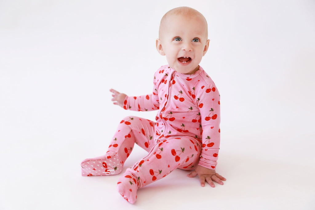 Posh Peanut Very Cherry Convertible One Piece Basically Bows & Bowties