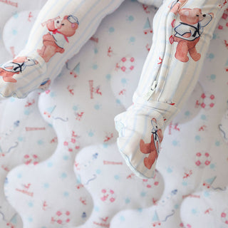 Posh Peanut Captain Theo Footie Zippered One Piece